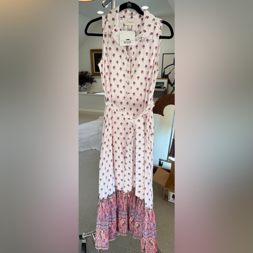 NWT Cleobella Nayeli Ankle Dress, Mahal Print - Picture 2 of 5